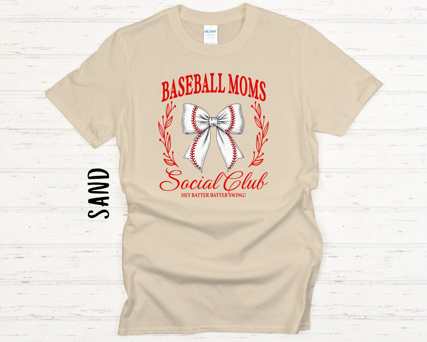 Baseball Moms Social Club Tee