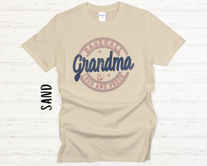 Baseball Grandma Tee
