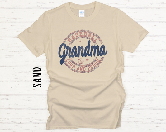 Baseball Grandma Tee
