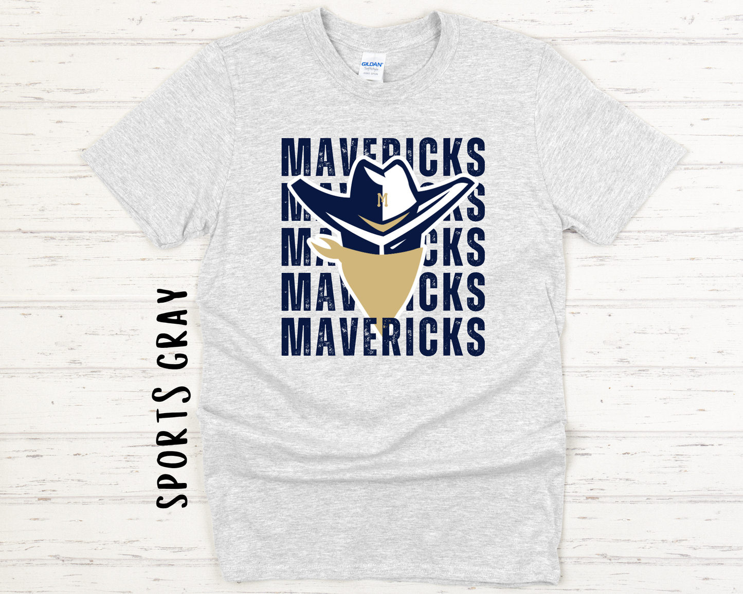 Mavericks Block Tee