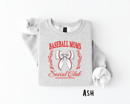 Baseball Moms Social Club Sweatshirt