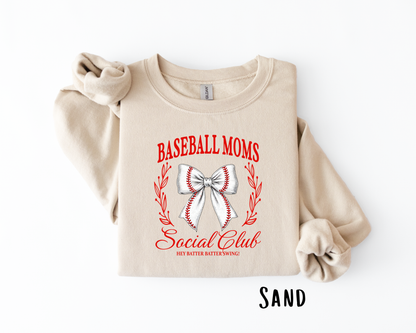Baseball Moms Social Club Sweatshirt