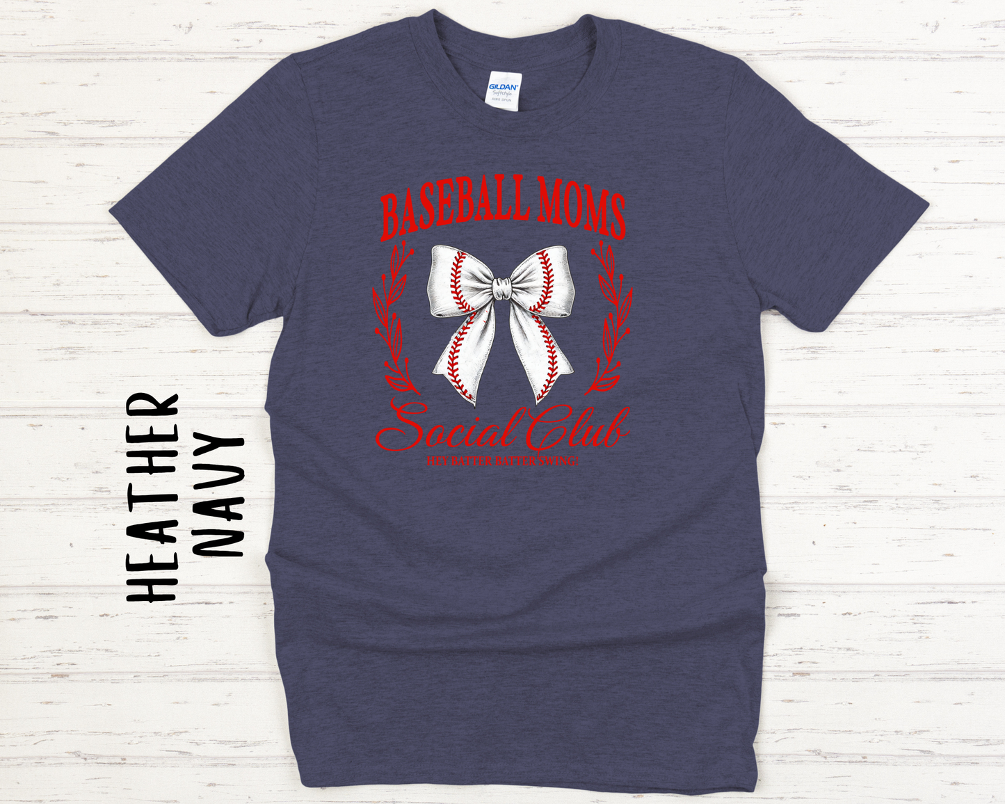 Baseball Moms Social Club Tee