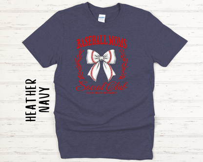 Baseball Moms Social Club Tee