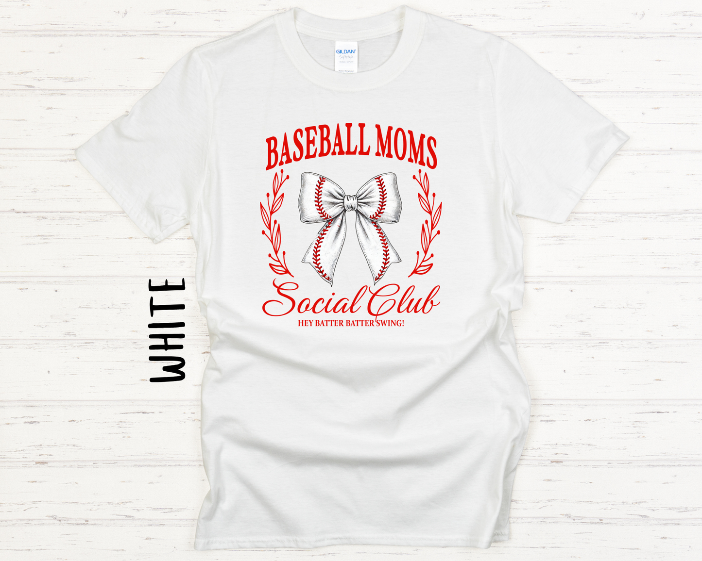 Baseball Moms Social Club Tee