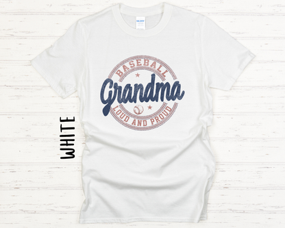 Baseball Grandma Tee