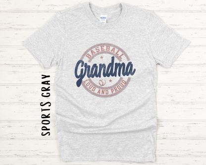 Baseball Grandma Tee