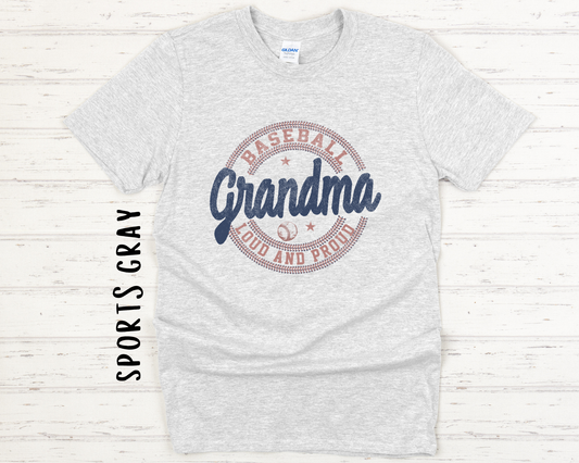 Baseball Grandma Tee